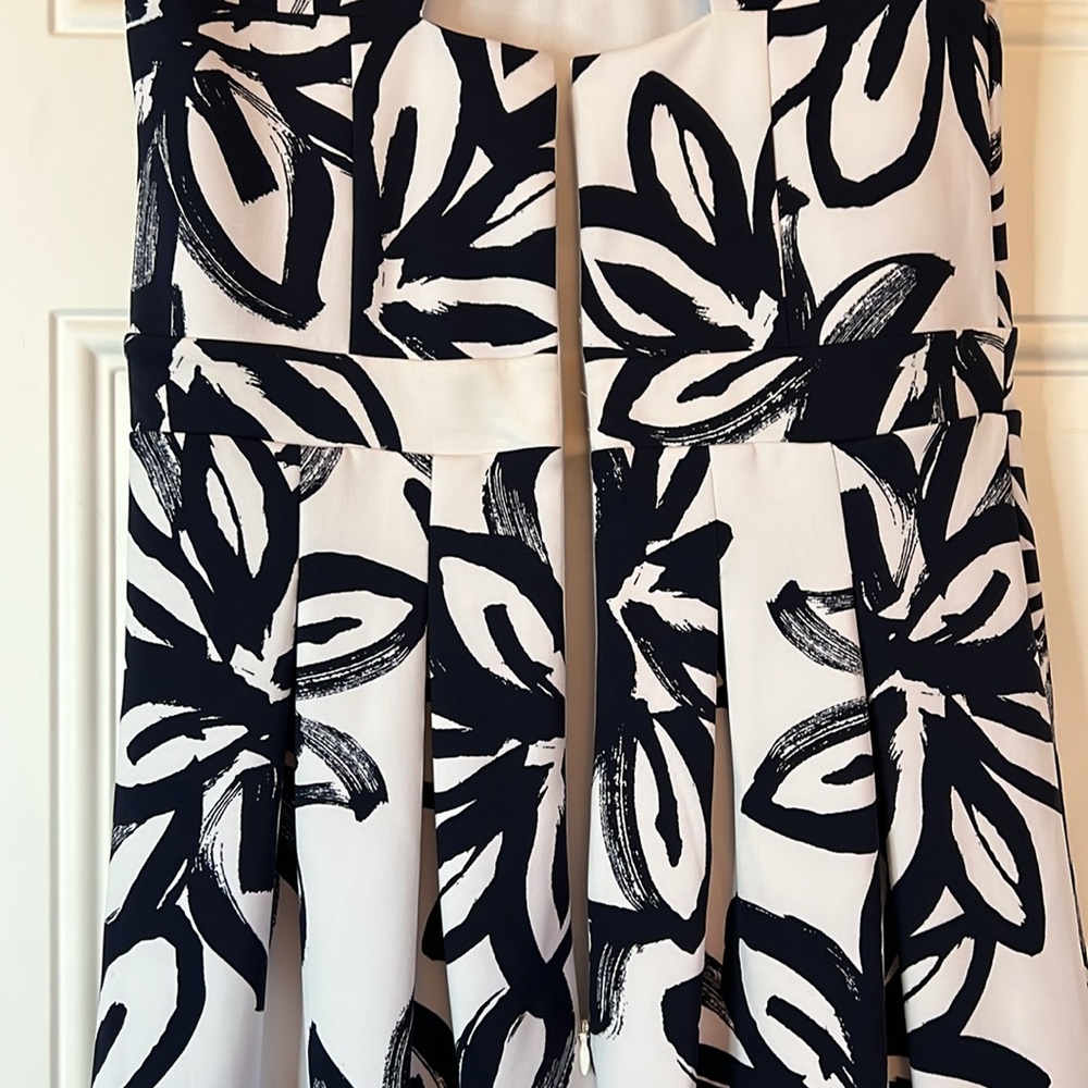 I.N.C Blue and White Summer Mini Sleeveless Daisy Dress - Picture 5 of 12